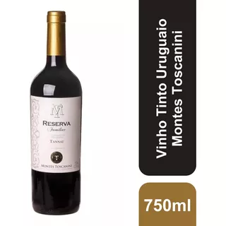 Vinho Tinto Uruguaio Reserva Familiar Tannat 750ml Montes Toscanini