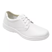 Zapato Oxford Plain Toe Flexi Kaiser 63201 De Piel Blanco Diseño Liso 29 Mx Para Adultos - Hombre
