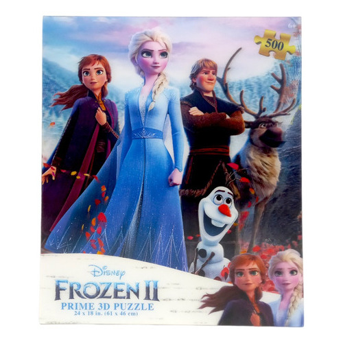 Frozen 2 Puzzle Rompecabezas 3d 500 Piezas