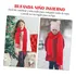 Bufanda Imitación Cachemira For Niños En Invierno Tipo Chal