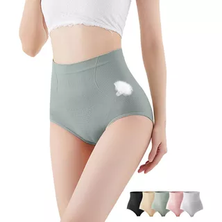 Calzones Cintura Alta Para Mujer Bragas Cintura Fina 5 Pieza