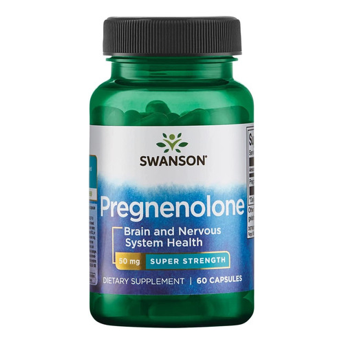 Swanson - Pregnenolone Super Strength 50 Mg X 60 Caps Sabor Neutro