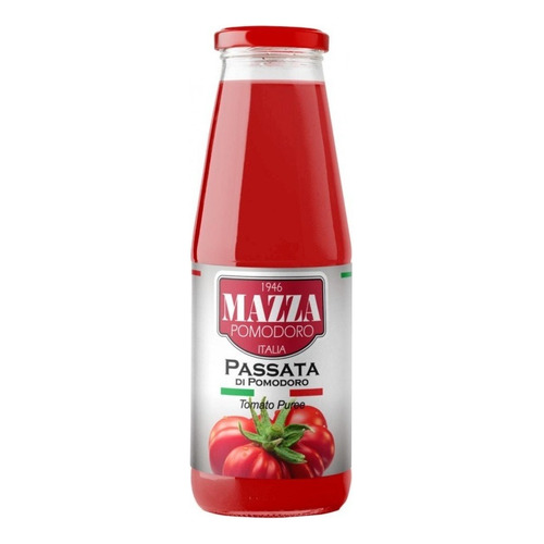 Nueva! Passata Di Pomodoro Mazza Pure De Tomates 680g Italia