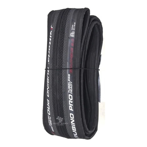 Llanta Bicicleta 700 X 25 Vittoria Tubeless Ruta Rubino Pro Color Negro