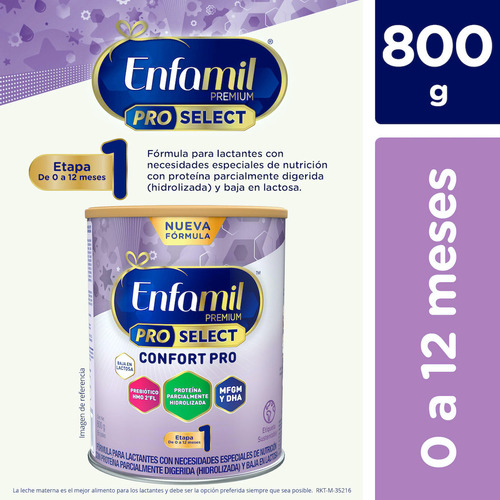 Fórmula Especializada Enfamil Pro Select Confort Pro 1 Lata 800 g