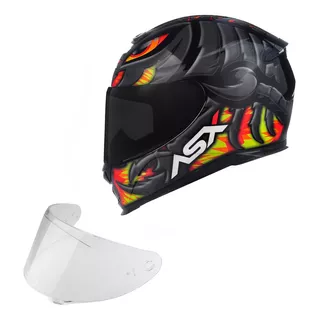 Capacete Moto Com Viseira Fume Masculino Feminino Sport