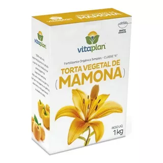 Fertilizante Torta De Mamona Vitaplan 1 Kg