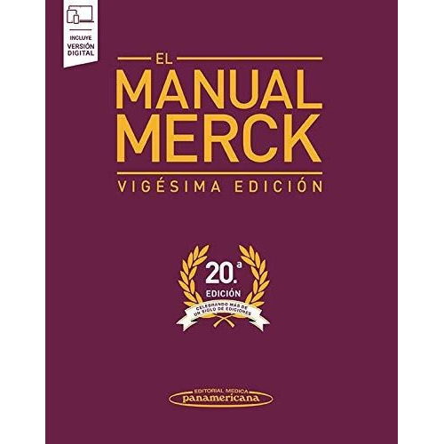 El Manual Merck (incluye Version Digital) (incluye Versión Digital), De Robert S. Porter. Editorial Médica Panamericana, Tapa Tapa Dura En Español