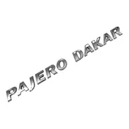 Emblema Adesivo Pajero Dakar  Traseira - Original Mitsubishi
