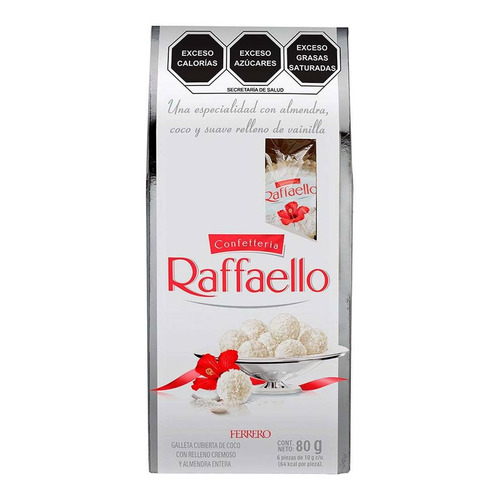 Chocolates Raffaello 80g