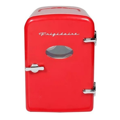 Mini Refrigerador Portátil Retro Frigidaire 6 Latas Rojo Color Rojo