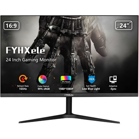 Monitor Gamer Fyhxele 23,8 Paneles Ips Full Hd 165 Hz 1 Ms H
