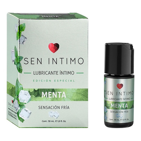 Lubricante Intimo Sabor Menta Sensación Fria Sen Intimo