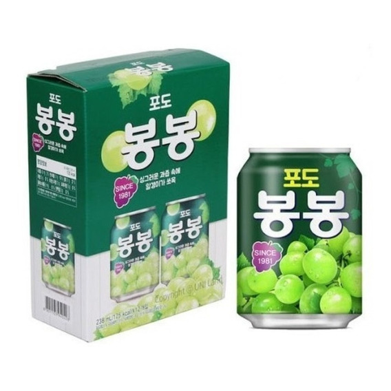 Bebida Coreana Bong Bong 12 Piezas 238ml Haitai