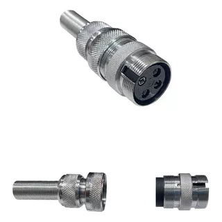 Ficha Conector Naza Circular 4 Vias Hembra Cable 3amp 600v