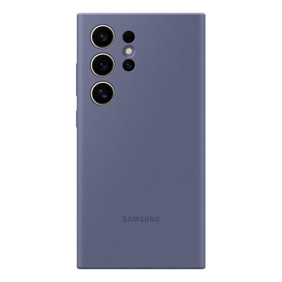 Case Protector Samsung Galaxy S24 Ultra Silicona Violeta