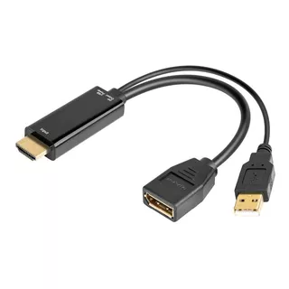 Cable Conversor Adaptador De Hdmi A Displayport 4k 30hz Usb