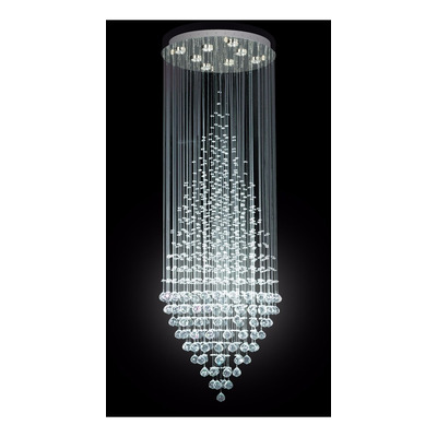 Lampara Colgante Caireles Trompo Con 6 Led Gu10 Luz Desing