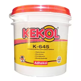 Adhesivo Base Acuosa Adhekol Kekol K645 Piso Vinilico 4kg