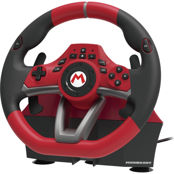 Volante Hori Mario Kart Racing Wheel Deluxe Nintendo Switch Color Rojo