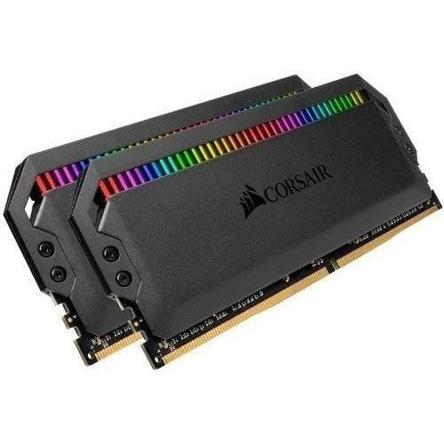 Memoria RAM Dominator Platinum RGB gamer color black 16GB 2 Corsair CMT16GX4M2C3600C18