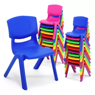 Sillas Para Niños Plástico Colores Calidad Premium