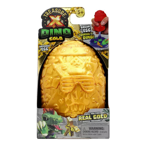 Treasure X Dino Gold Armored Egg Huevo