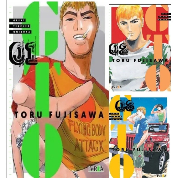 Manga, Gto - Great Teacher Onizuka Pack Vol. 1/2/3 / Ivrea