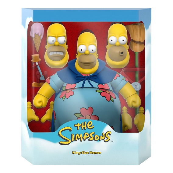Homero Obeso (king-size) Los Simpsons Ultimates Super 7 Fig.