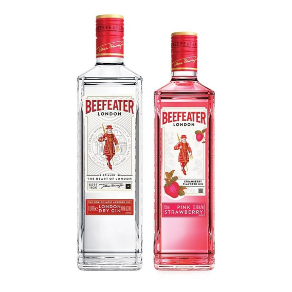 Combo Beefeater London Dry Gin 1l + Beefeater Pink 700ml