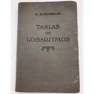 Tablas De Logaritmos. Libro De Texto Antiguo 1960