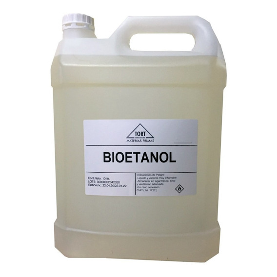 Bioetanol Para Estufas Ecológico De Cereales  10 Litros 