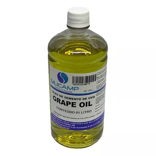 Oleo De Semente De Uva Vegetal Puro E Natural Grape Oil 1l