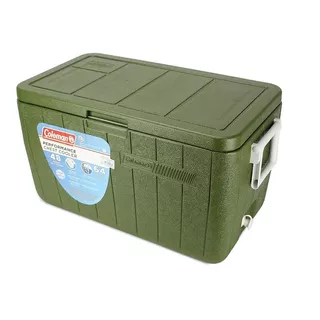 Caixa Térmica Cooler Coleman 48qt 45,4 Litros Verde Militar 