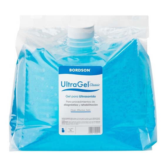 Gel Conductor Ultragel Classic Color Azul 5lt