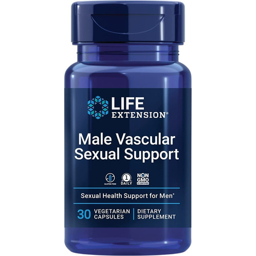 Life Extension Male Vascular Sexual Support, 30 Caps Sabor Sin Sabor