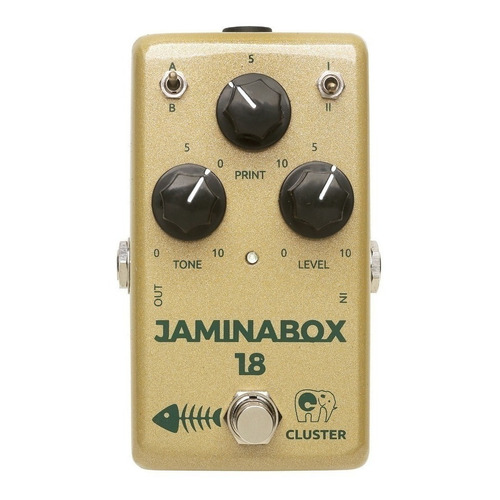 Cluster Jaminabox-18 | Pedal De Overdrive Analógico Color Dorado