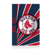 Quadro Decorativo Mlb Boston Red Sox - Tamanho A4