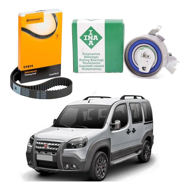 Kit Correia Dentada Tensor Doblo Adventure 1.8 8v 2011 A 2013