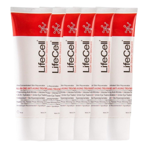 Lifecell All-in-one Anti-aging Crema Facial 75ml C/u 6 Pack 