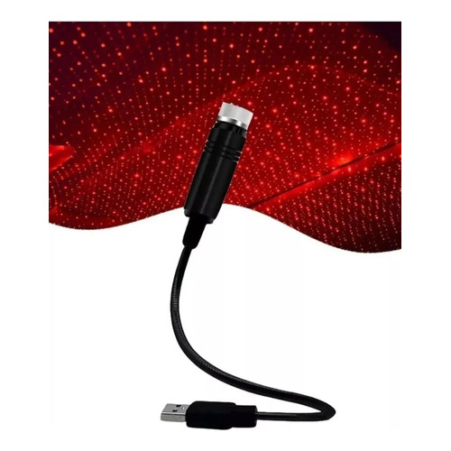 Laser Efecto Lluvia Estrellas Color Rojo Para/auto Usb