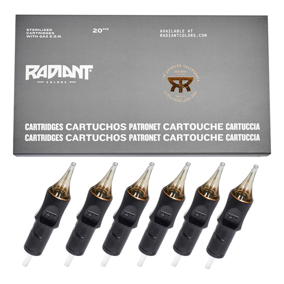 Cartuchos Agujas Para Tatuar Radiant Rlb Profesional 20pzs Calibre De Las Agujas 807