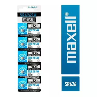 Tira 5 Pilas  Reloj 1.55v Sr626sw 377 / Maxell