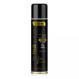 Laque Fixador Hair Toplife Extra Forte Jato Seco 400ml