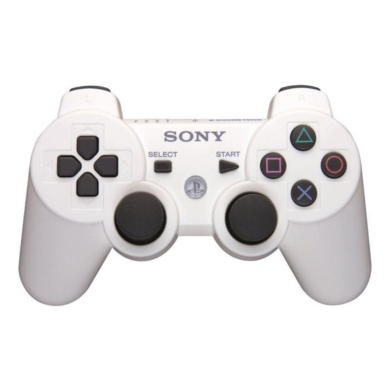 Joystick inalámbrico Sony PlayStation Dualshock 3 blanco