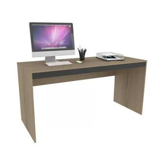 Escritorio Linea Premium Muebles Web 2931 Mdp Avena/negro