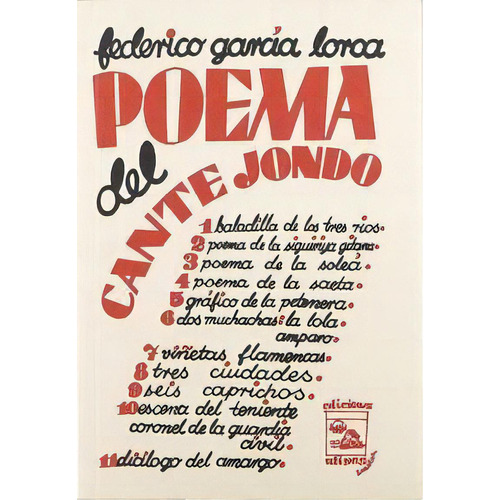 Poema Del Cante Jondo (facsimil), De Herederos De Federico Garcia L. Editorial Comares En Español