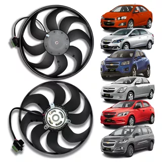 Motor E Ventoinha Radiador Prisma 2013 2014 2015 2016