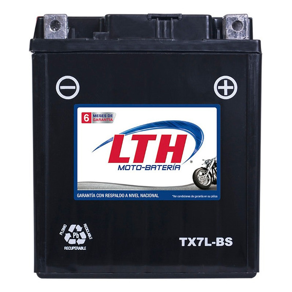 Moto Bateria Lth Gel Ctx7l-bs Ytx7l-bs Libre Mantenimiento