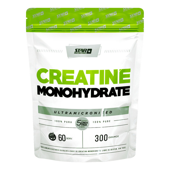 Creatina Monohidratada Star Nutrition 300 Gr - Doypack